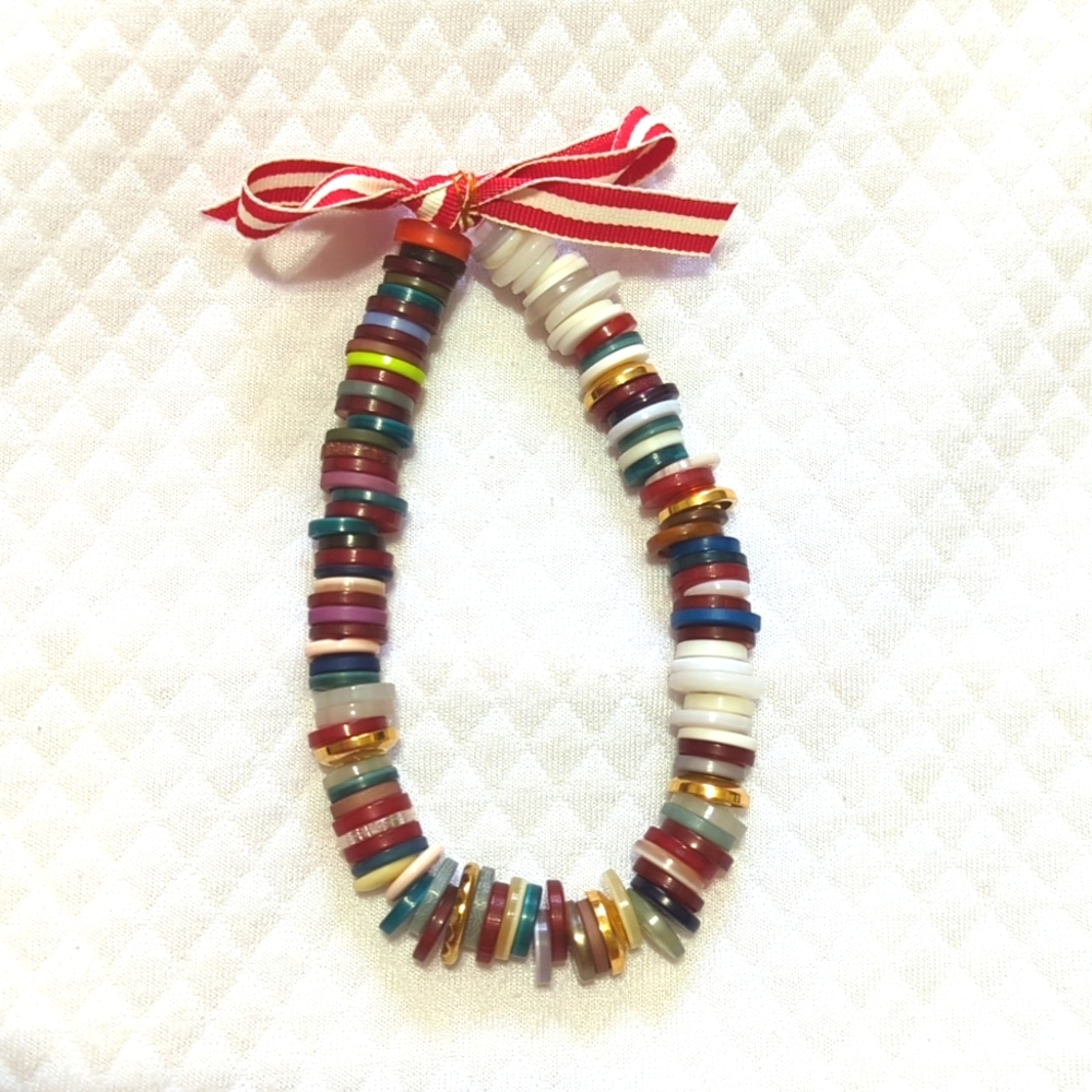 Hand Crafted Button Ornament